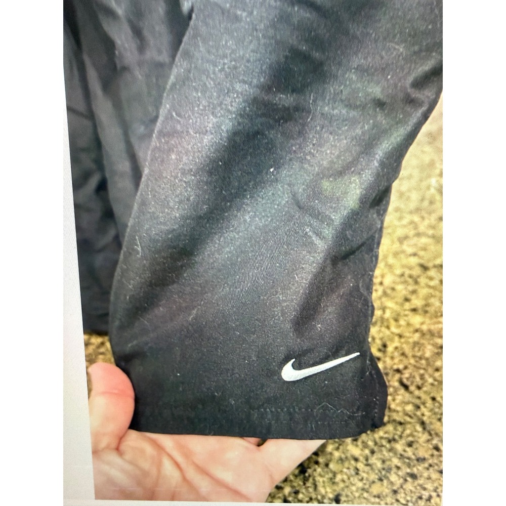 Nike Mens Black Swim Trunks Board Shorts Mesh Lined NESSA559 Size XL 9in Inseam